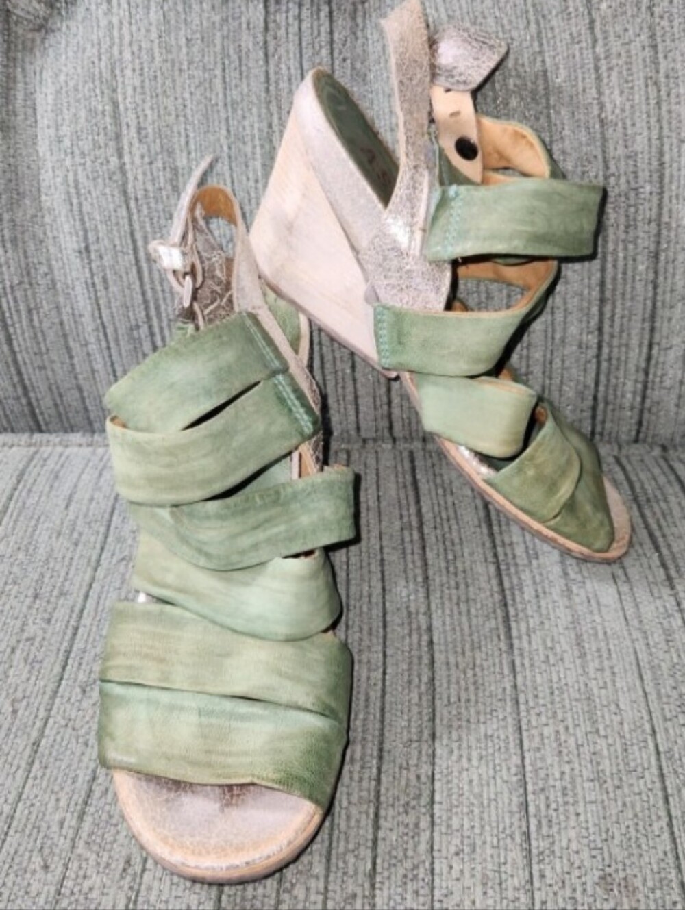A.S.98 Parley Wedge Sandals - Picture 1 of 10
